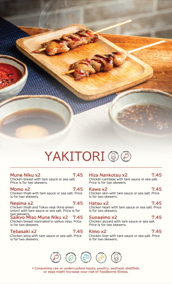 Manzu Menu Manzoku Izakaya
