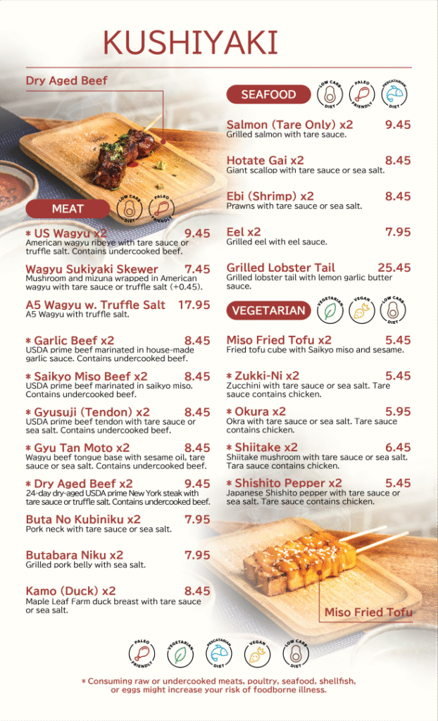 Manzu Menu Manzoku Izakaya